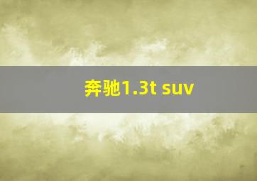 奔驰1.3t suv